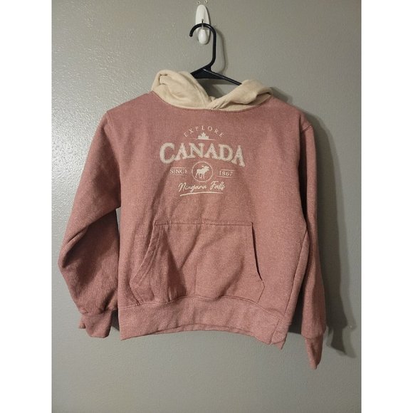 Souvenirs Northern Girls Red Pullover Hoodie Niagra Falls Size S - Picture 1 of 6